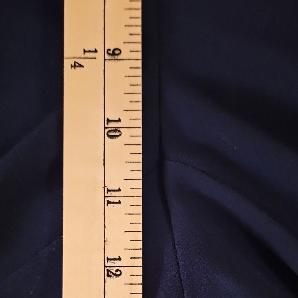 NYCC Navy Blue Dress Pants - Straight Leg Pull On - Picture 7 of 8